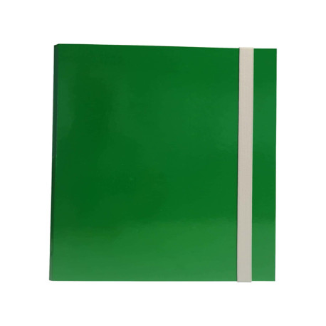 Cartella progetto - con elastico - dorso 3 cm - verde - Starline