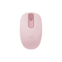 Logitech M196 - Mouse - per destrorsi e per sinistrorsi - ottica - 3 pulsanti - senza fili - Bluetooth - rosa