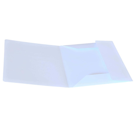 Cartellina 3 lembi - 200 gr - 25 x 34,5 cm - cartoncino bristol - bianco - Starline - conf. 25 pezzi
