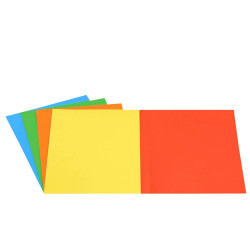 Cartellina semplice - 200 gr - A4 - cartoncino bristol - 5 colori assortiti - Starline - conf. 50 pezzi