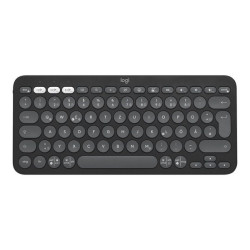 Logitech Pebble Keys 2 K380s - Tastiera - senza fili - Bluetooth LE - QWERTY - italiana - tonal white
