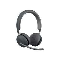 Logitech Zone Wireless 2 - Cuffie con microfono - over ear - Bluetooth - senza fili - eliminazione rumore attivata - grafite - 