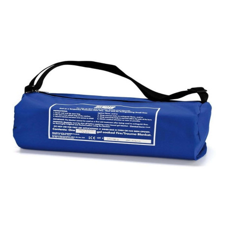 Coperta antiustione cm.183x152 per la protezione dal fumo che si sviluppa durante gli incendi