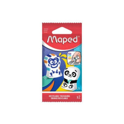 Maped Ergo Fun - Gomma - animali - disponibile in diversi modelli (pacchetto di 2)