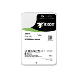 Seagate Exos X20 ST20000NM007D - HDD - 20 TB - interno - SATA 6Gb/s - 7200 rpm - buffer: 256 MB