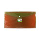 Busta con bottone - 33,5 x 23.5 cm - PP - colori assortiti fluo - Lebez - conf. 3 pezzi