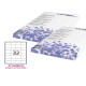 Etichette adesive - in carta - angoli arrotondati - permanenti - 47,5 x 35 mm - 32 et/fg - 100 fogli - bianco - Starline