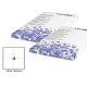 Etichette adesive - in carta - permanenti - 105 x 140 mm - 4 et/fg - 100 fogli - bianco - Starline