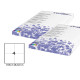 Etichette adesive - in carta - permanenti - 105 x 148,5 mm - 4 et/fg - 100 fogli - bianco - Starline