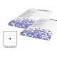 Etichette adesive - in carta - permanenti - 210 x 74,2 mm - 4 et/fg - 100 fogli - bianco - Starline