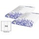 Etichette adesive - in carta - permanenti - 70 x 25 mm - 36 et/fg - 100 fogli - bianco - Starline