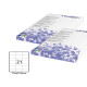 Etichette adesive - in carta - permanenti - 70 x 42,3 mm - 21 et/fg - 100 fogli - bianco - Starline
