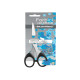 Forbici - 21 cm - lama in acciaio - impugnatura ABS - nero - Starline