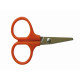 Forbici cm 9 manico ABS punta tonda, lame centimetri 9 in acciaio inox e punte arrotondate
