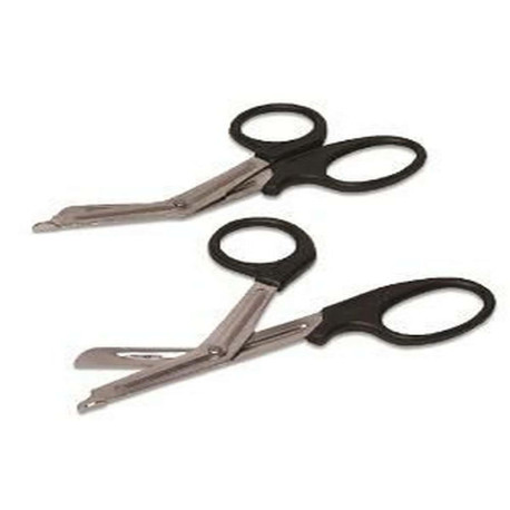 Forbici taglia bende, tagliabendaggi manico in ABS punta curva cm 19