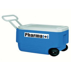 Ghiacciaia Trolley 36 lt, due ruote e due maniglie e l'isolante Ultratherm per il massimo isolamento