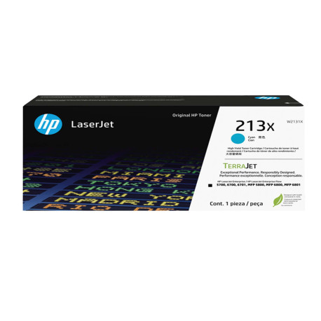 Hp -  Toner originale LaserJet HP 213X - Ciano - W2131X - 6.000 pag