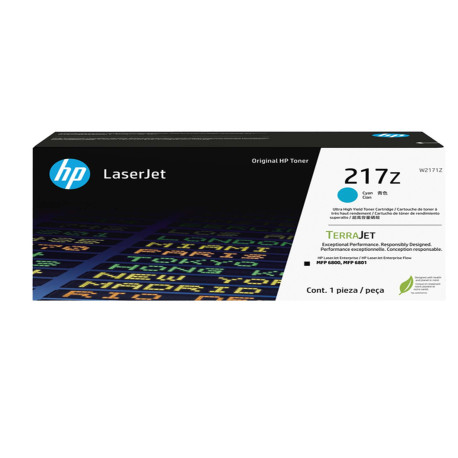 Hp -  Toner originale LaserJet HP 217Z - Ciano - W2171Z - ad altissima capacità