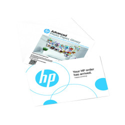 Hp - Carta fotografica - 65 lb, 5 x 5 in. (127 x 127 mm) - 49V50A - 20 fogli