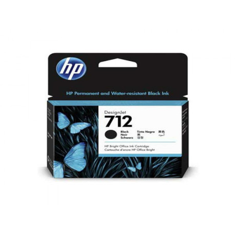 Hp - Cartuccia Ink originale - 712 - Nero - 3ED71A - 80 ml