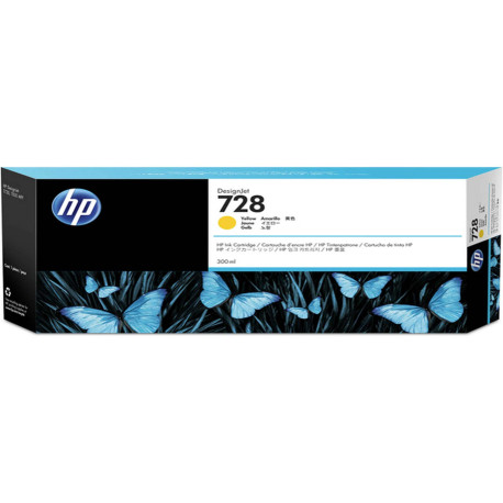 Hp - Cartuccia ink originale - 728 - Giallo - F9K15A - 300ml