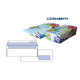Busta Mailpack - con finestra - strip adesivo - 11 x 23 cm - 90 gr - bianco - Blasetti - dispenser 150 pezzi