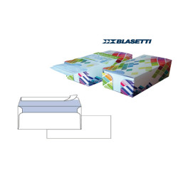 Busta Mailpack - senza finestra - strip adesivo - 11 x 23 cm - 90 gr - bianco - Blasetti - dispenser 150 pezzi