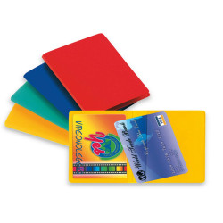 Busta porta card - 5,8 x 8,7 cm - 2 tasche - colori assortiti - Sei Rota