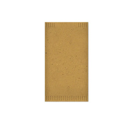 Busta portaposate - in fibra riciclata - con tovagliolo - 38 x 38 cm - Fato - conf. 700 pezzi
