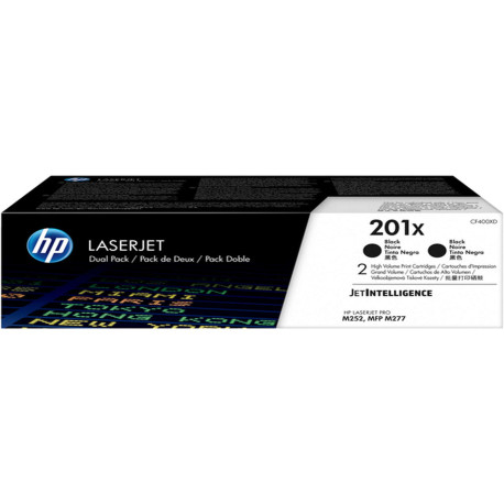 Hp - Confezione 2 Toner originale - 201X - Nero - CF400XD - 2.800 pag cad