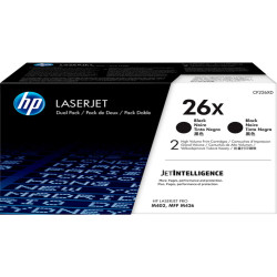 Hp - Confezione 2 Toner originale - 26X - Nero - CF226XD - 9.000 pag cad