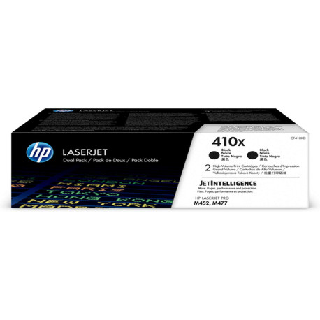 Hp - Confezione 2 Toner originale - 410X - Nero - CF410XD - 6.500 pag cad