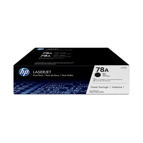 Hp - Confezione 2 Toner originale - 78A - Nero - CE278AD - 2.100 pag/cad
