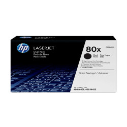 Hp - Confezione 2 Toner originale - 80X - Nero - CF280XD - 6.900 pag cad