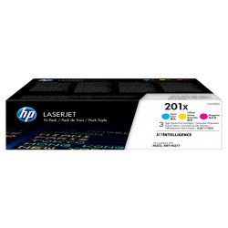 Hp - Confezione 3 Toner originale - 201X - C/M/Y - CF253XM - 2.300 pag cad