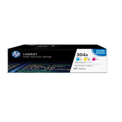 Hp - Confezione 3 Toner originale - 304A - C/M/Y - CF372AM - 2.800 pag cad