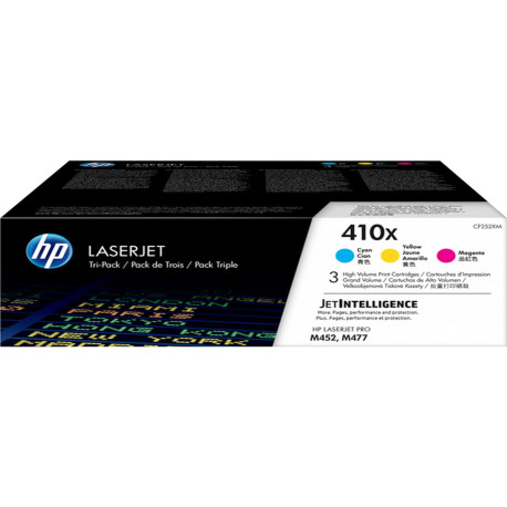 Hp - Confezione 3 Toner originale - 410X - C/M/Y - CF252XM - 5.000 pag cad
