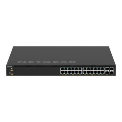 NETGEAR M4350 Series M4350-24G4XF - Switch - L3 - gestito - 24 x 10/100/1000 (PoE+) + 4 x SFP+ - flusso d'aria da anteriore a p