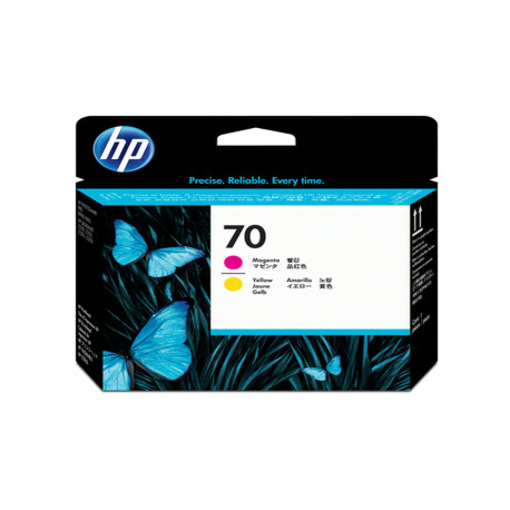 Hp - Testina di stampa originale - 70 - Magenta / Giallo - C9406A - 130ml