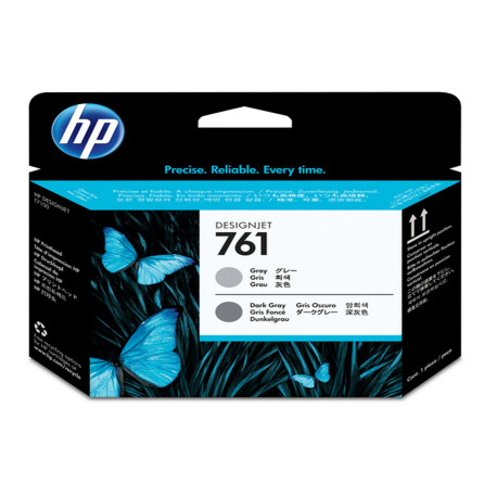 Hp - Testina originale - 761 - Grigio / Grigio scuro - CH647A - 400 pag