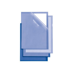SEI POLI 150 COLOR - Cartella a L - per A4 - blu (pacchetto di 25)