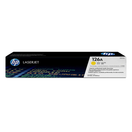 Hp - Toner originale - 126A - Giallo - CE312A - 1.000 pag