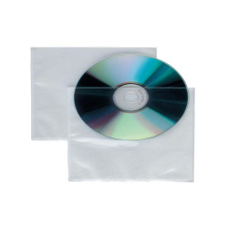 Buste a sacco Soft CD - liscio - trasparente - PP -  Sei Rota - conf. 25 pezzi