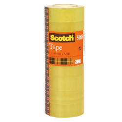 Nastro adesivo 508 - 15 mm x 10 m - PP - trasparente - Scotch - torre 10 rotoli