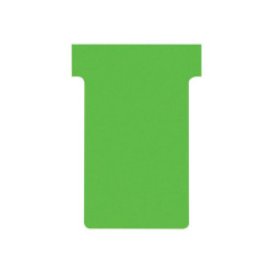 Nobo - Cartoncino a forma di T - 4.85 x 8.5 cm - dimensione 2 - verde (pacchetto di 100) - per P/N: 1900393, 1900398, 1900403