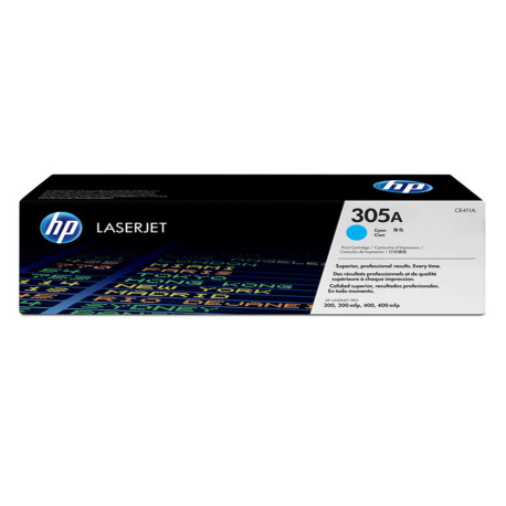Hp - Toner originale - 305A - Ciano - CE411A - 2.600 pag
