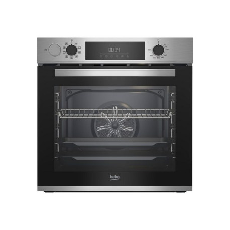 Beko b300 BBIS12300XDE - Forno - con funzione a vapore - da incasso - nicchia - larghezza: 56 cm - prof. 55 cm - altezza: 59 cm