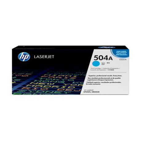 Hp - Toner originale - 504A - Ciano - CE251A - 7.000 pag