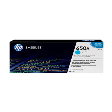 Hp - Toner originale - 650A - Ciano - CE271A - 15.000 pag