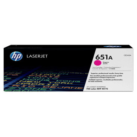 Hp - Toner originale - 651A - Magenta - CE343A - 16.000 pag